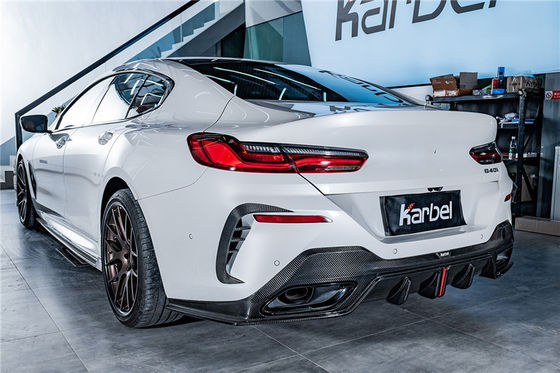 Hot Sale G14 G15 G16 840i 850i Carbon Fiber Body Kit Forbmw 8 Serie Spogliato frontale diffusore posteriore Spoiler