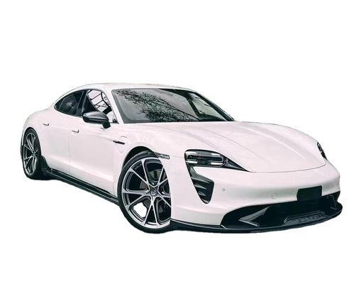 Per Porsche Taycan Kit corpo in fibra di carbonio Taycan Upgrade Tech Style Fibra di carbonio diffusore labiale anteriore spoiler lato gonna corpo kit
