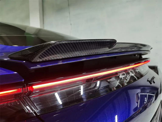 Per Porsche Taycan Spoiler in fibra di carbonio