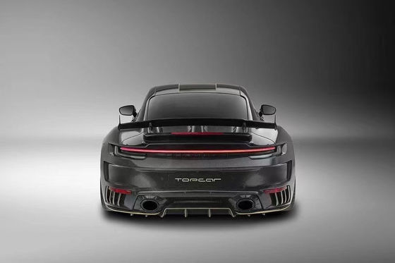 Ricambi auto per Porsche 911 992 Body Kit Materiale in fibra di carbonio secco 911 992 Upgraded TOPCAR Style Body Kit Spoiler
