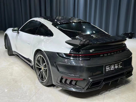 Ricambi auto per Porsche 911 992 Body Kit Materiale in fibra di carbonio secco 911 992 Upgraded TOPCAR Style Body Kit Spoiler