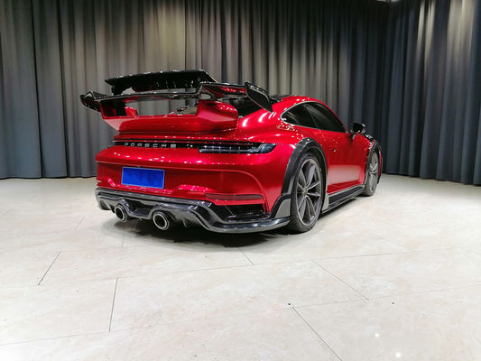 Ricambi auto per Porsche 911 992 Kit di carrozzeria 911 992 Turbo Upgraded Techart Style Kit di carrozzeria copertura paraurti anteriore e posteriore