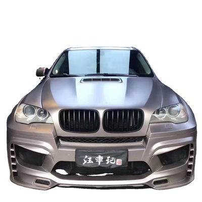 Per BMW E70 E71 X5 Body Kit FPR Materiale X5 E70 E71 Modernizzare PD Stile Frontale e posteriore Paraurti Wide Bodyki