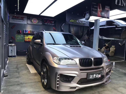 Per BMW E70 E71 X5 Body Kit FPR Materiale X5 E70 E71 Modernizzare PD Stile Frontale e posteriore Paraurti Wide Bodyki