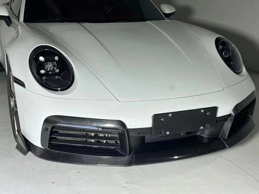 Ricambi auto per Porsche 911 992 Kit di carrozzeria in fibra di carbonio 911 992 Kit di carrozzeria di sfera anteriore in stile ottone