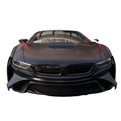 Per BMW I8 Kit corpo in fibra di carbonio I8 Upgrade Energy-style Front and Rear Bumper Spoiler Widebody Kit