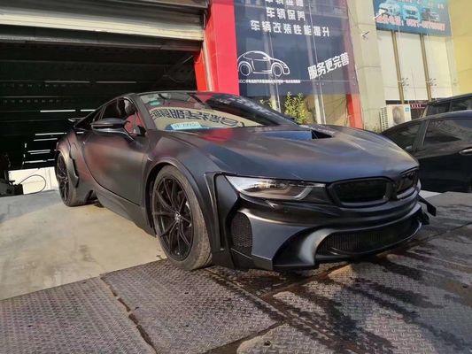 Per BMW I8 Kit corpo in fibra di carbonio I8 Upgrade Energy-style Front and Rear Bumper Spoiler Widebody Kit