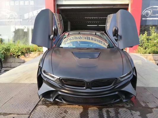 Per BMW I8 Kit corpo in fibra di carbonio I8 Upgrade Energy-style Front and Rear Bumper Spoiler Widebody Kit