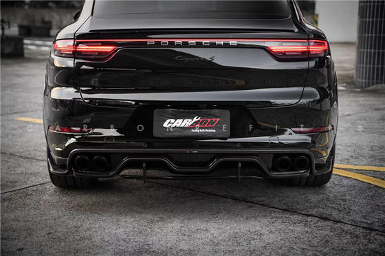 Ricambi auto per Porsche Cayenne Fibre Body Kit Cayenne Carbon Fiber Front Spreader Spoiler