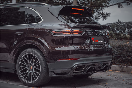 Ricambi auto per Porsche Cayenne Fibre Body Kit Cayenne Carbon Fiber Front Spreader Spoiler
