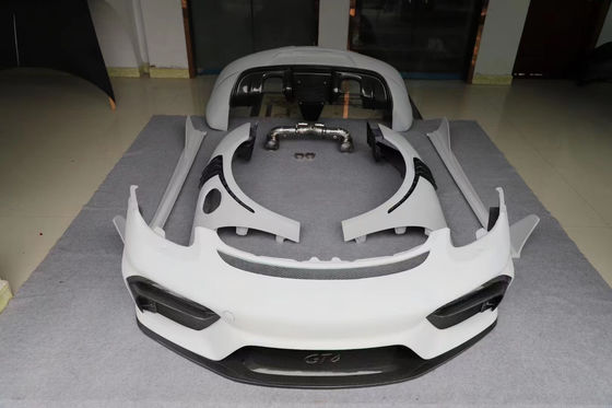 Ricambi auto per Porsche 981Boxster Cayman Body Kit 981Boxster Cayman Upgraded GT4-style Front and Rear Bumper Body Kit