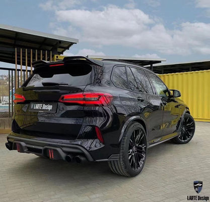 Ricambi per auto per BMW X5M F95 Kit di carrozzeria in fibra di carbonio X5M F95 Kit di carrozzeria di sfera anteriore in stile LD aggiornato