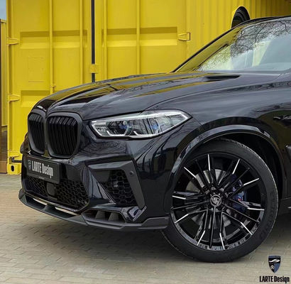Ricambi per auto per BMW X5M F95 Kit di carrozzeria in fibra di carbonio X5M F95 Kit di carrozzeria di sfera anteriore in stile LD aggiornato