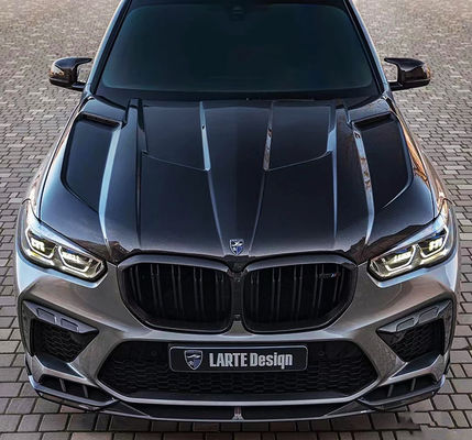 Ricambi per auto per BMW X5M F95 Kit di carrozzeria in fibra di carbonio X5M F95 Kit di carrozzeria di sfera anteriore in stile LD aggiornato