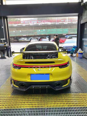 per Porsche 992 Carrozzeria in fibra di carbonio 992 Carrozzeria in fibra di carbonio diffusore della bocca anteriore, gonna laterale, spoiler, parafanghi