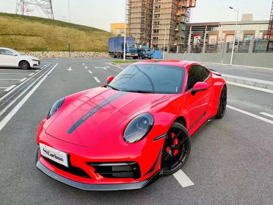 per Porsche 992 Carrozzeria in fibra di carbonio 992 Carrozzeria in fibra di carbonio diffusore della bocca anteriore, gonna laterale, spoiler, parafanghi