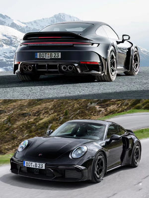 Per Porsche 992 Spoiler in fibra di carbonio 992 Modernizzato BS Style Spoiler in fibra di carbonio