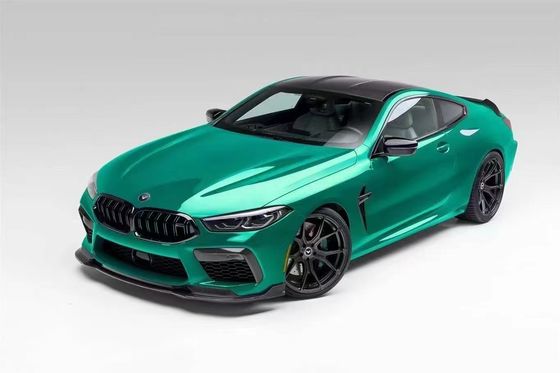 Per la BMW M8 Kit corpo in fibra di carbonio M8 Modernizzato Vors Stile Fibra di carbonio Front Lip Diffuser Spoiler Side Skirt Body Kit