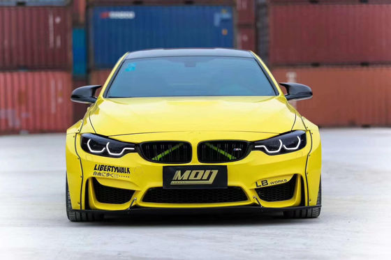 LB Wide-body Kit per BMW M4 F82 Wide-body Kit M4 F82 Upgraded LB Style Front Lip Diffuser Spoiler Carbon Fiber Body Kit