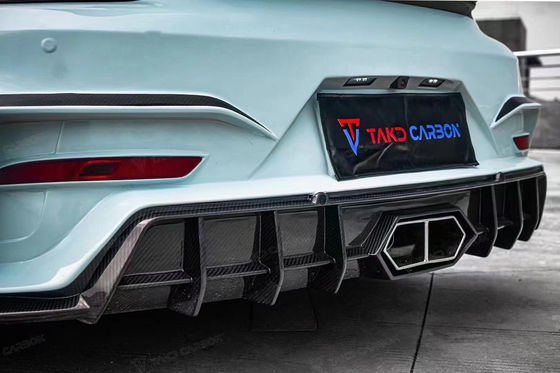 Lake Blue GTS Porsche Body Kit 718 Side Skirt 2017 - 2019 Spoiler del paraurti