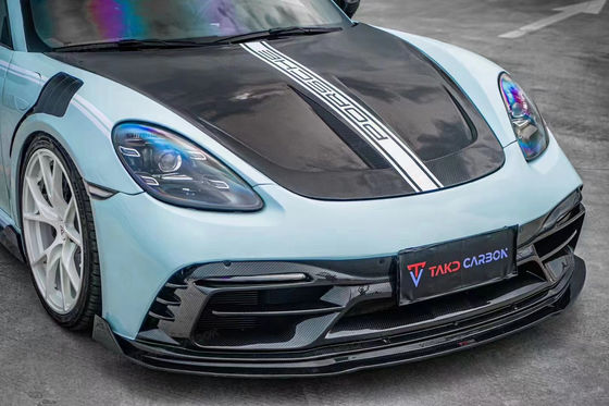 Lake Blue GTS Porsche Body Kit 718 Side Skirt 2017 - 2019 Spoiler del paraurti