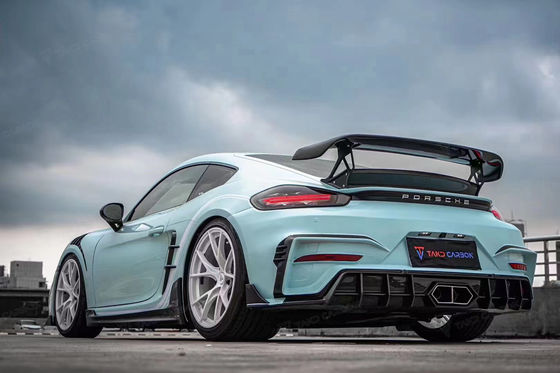 Lake Blue GTS Porsche Body Kit 718 Side Skirt 2017 - 2019 Spoiler del paraurti
