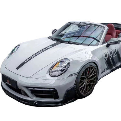 Per Porsche 992s Carbon Fiber Body Kit 992s AE Style Carbon Fiber Dry Front Lip Diffuser Spoiler Side Skirt