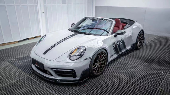 Per Porsche 992s Carbon Fiber Body Kit 992s AE Style Carbon Fiber Dry Front Lip Diffuser Spoiler Side Skirt