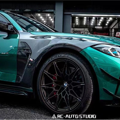 Per BMW M3 M4 G80 G82 Fender in fibra di carbonio M3 M4 G80 G82 Fender in fibra di carbonio leggero in stile AE aggiornato