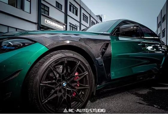 Per BMW M3 M4 G80 G82 Fender in fibra di carbonio M3 M4 G80 G82 Fender in fibra di carbonio leggero in stile AE aggiornato