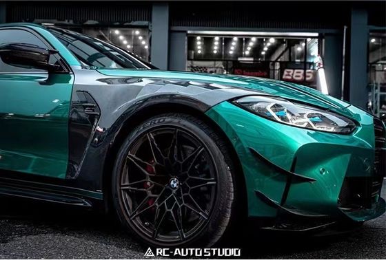 Per BMW M3 M4 G80 G82 Fender in fibra di carbonio M3 M4 G80 G82 Fender in fibra di carbonio leggero in stile AE aggiornato