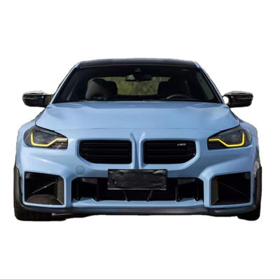 Per BMW M2 G87 Carbon Fiber Body Kit M2 G87 Upgraded MP Style Carbon Fiber Front Lip Diffuser Spoiler Body Kit