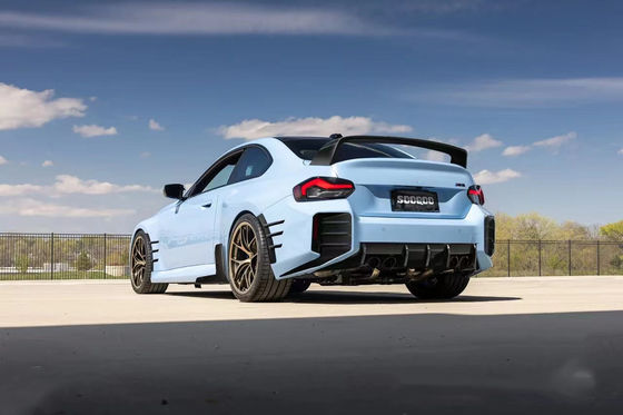 Per BMW M2 G87 Carbon Fiber Body Kit M2 G87 Upgraded MP Style Carbon Fiber Front Lip Diffuser Spoiler Body Kit