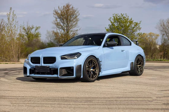 Per BMW M2 G87 Carbon Fiber Body Kit M2 G87 Upgraded MP Style Carbon Fiber Front Lip Diffuser Spoiler Body Kit