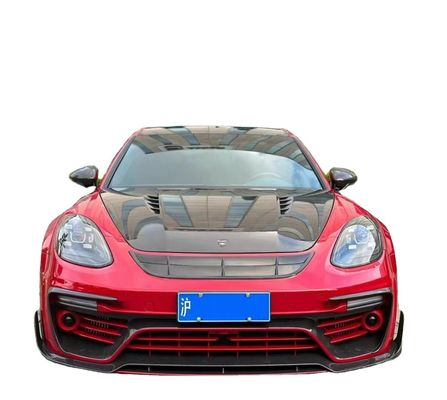 MSY Panamera 971 Body Kit Fibra di carbonio rossa Sostituzione del paraurti anteriore Spoiler Widebody Kit