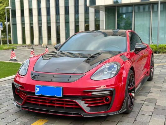 MSY Panamera 971 Body Kit Fibra di carbonio rossa Sostituzione del paraurti anteriore Spoiler Widebody Kit