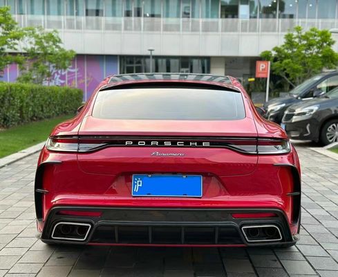 MSY Panamera 971 Body Kit Fibra di carbonio rossa Sostituzione del paraurti anteriore Spoiler Widebody Kit