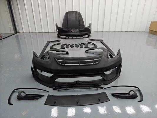 MSY Panamera 971 Body Kit Fibra di carbonio rossa Sostituzione del paraurti anteriore Spoiler Widebody Kit