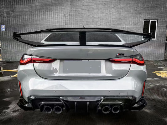 Per BMW Serie 4 G80 G82 M3 M4 Spoiler in fibra di carbonio G80 G82 M3 M4 Upgrade GTR Style Spoiler Wing