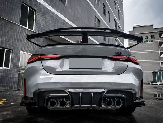 Per BMW Serie 4 G80 G82 M3 M4 Spoiler in fibra di carbonio G80 G82 M3 M4 Upgrade GTR Style Spoiler Wing