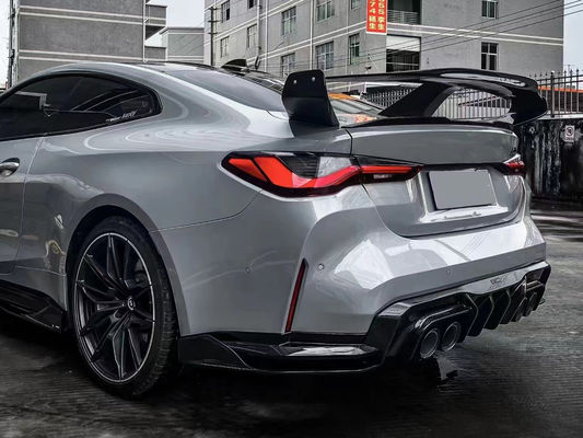 Per BMW Serie 4 G80 G82 M3 M4 Spoiler in fibra di carbonio G80 G82 M3 M4 Upgrade GTR Style Spoiler Wing
