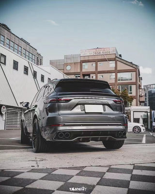 Cayenne Porsche Body Kit Diffusore labiale frontale in fibra di carbonio secca MTR Style