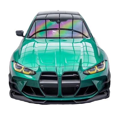 Per BMW G80 G82 M3 M4 Carbon Fiber Body Kit G80 G82 M3 M4 Upgraded AE Style Front Lip Diffuser Spoiler Side Skirt Body Kit