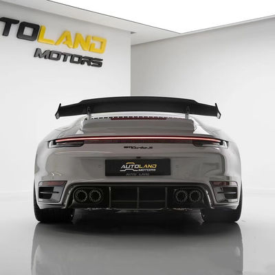 Riparazione Porsche 992 Body Kit BS Style Turbo Widebody Diffuser Spoiler Fibra di carbonio secca