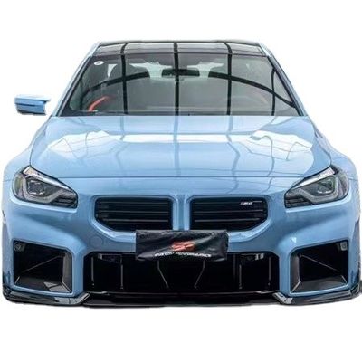 Per BMW M2 G87 Kit corpo in fibra di carbonio M2 G87 Upgraded AE Style Carbon Fiber Front Lip Diffuser Spoiler Body Kit