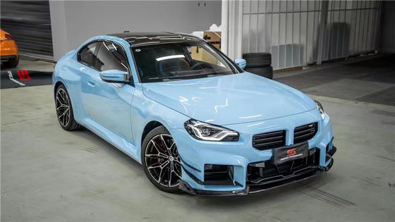 Per BMW M2 G87 Kit corpo in fibra di carbonio M2 G87 Upgraded AE Style Carbon Fiber Front Lip Diffuser Spoiler Body Kit