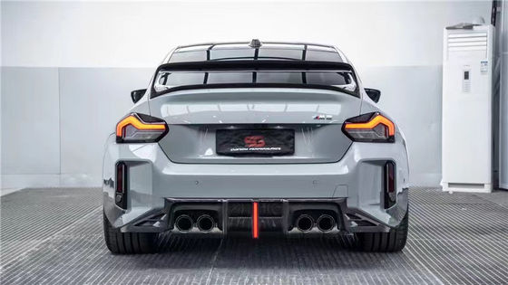 Per BMW M2 G87 Kit corpo in fibra di carbonio M2 G87 Upgraded AE Style Carbon Fiber Front Lip Diffuser Spoiler Body Kit