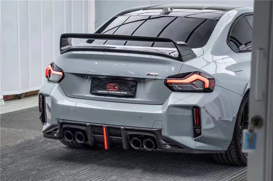 Per BMW M2 G87 Kit corpo in fibra di carbonio M2 G87 Upgraded AE Style Carbon Fiber Front Lip Diffuser Spoiler Body Kit