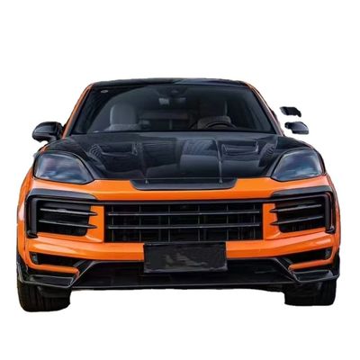 Porsche Cayenne Widebody Body Kit MSY Style Diffusore della bocca anteriore Spoiler Body Kit Porsche