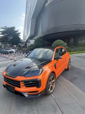 Porsche Cayenne Widebody Body Kit MSY Style Diffusore della bocca anteriore Spoiler Body Kit Porsche
